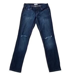 Short Curvy Skinny Jeans Aeropostale Bayla Size 0 S Dark Stretch Denim NWOT